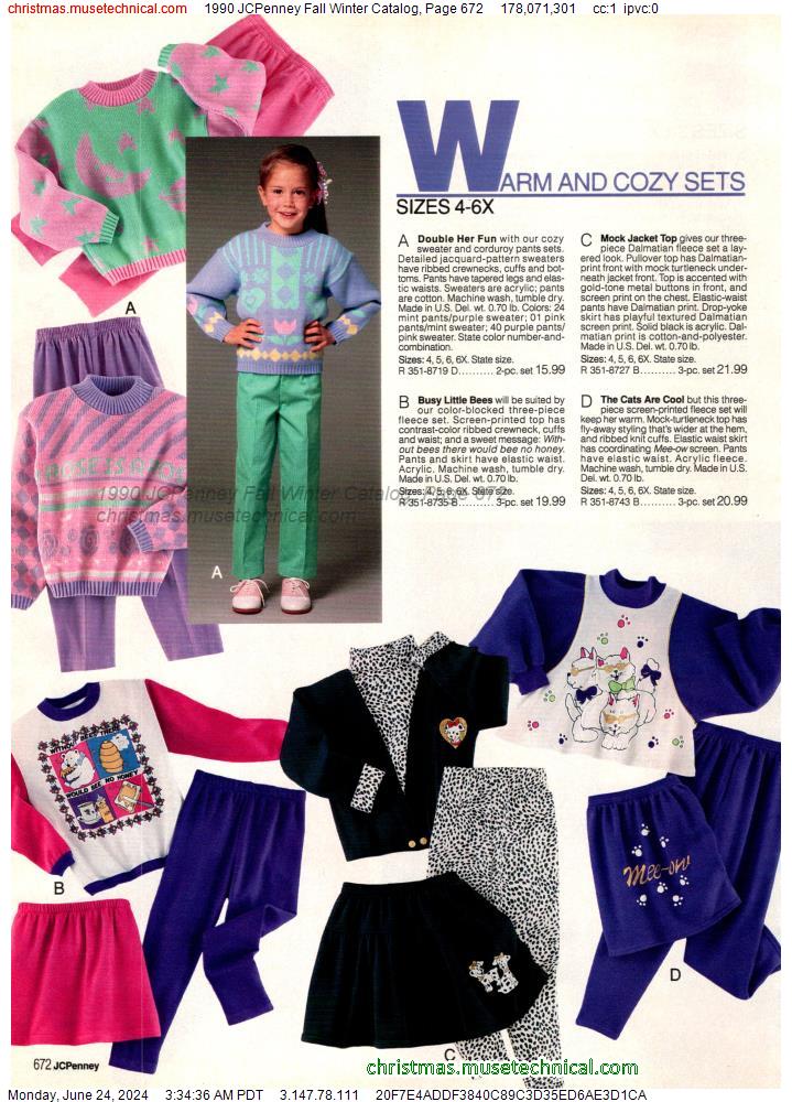 1990 JCPenney Fall Winter Catalog, Page 672