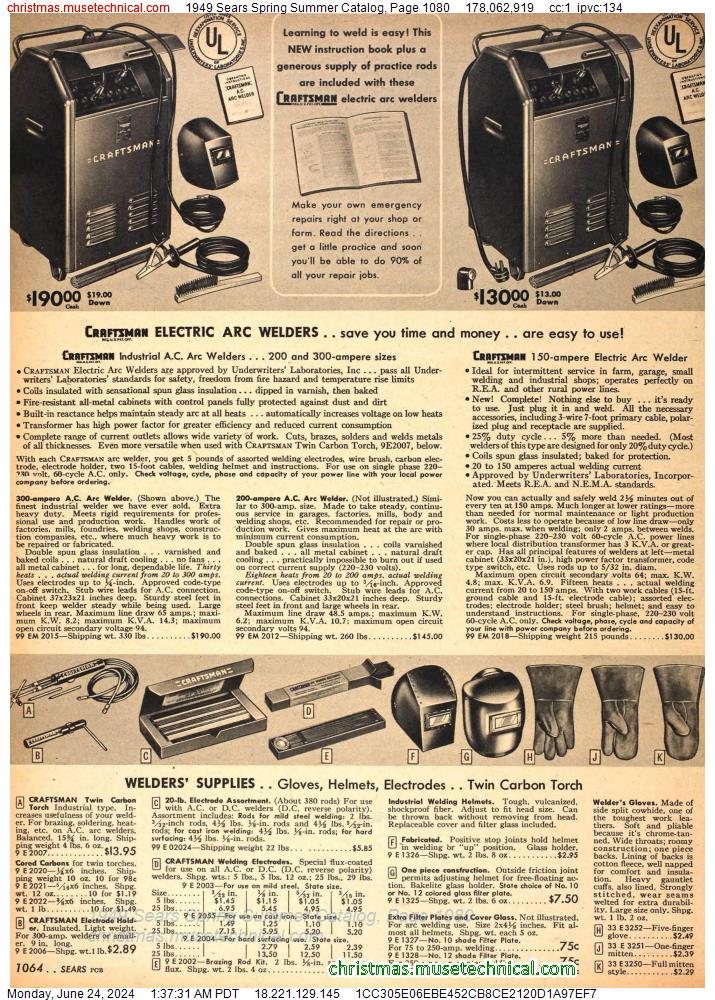 1949 Sears Spring Summer Catalog, Page 1080