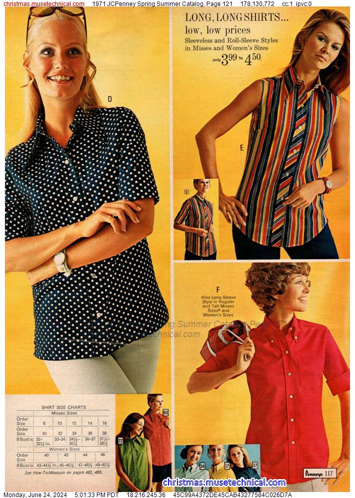 1971 JCPenney Spring Summer Catalog, Page 121
