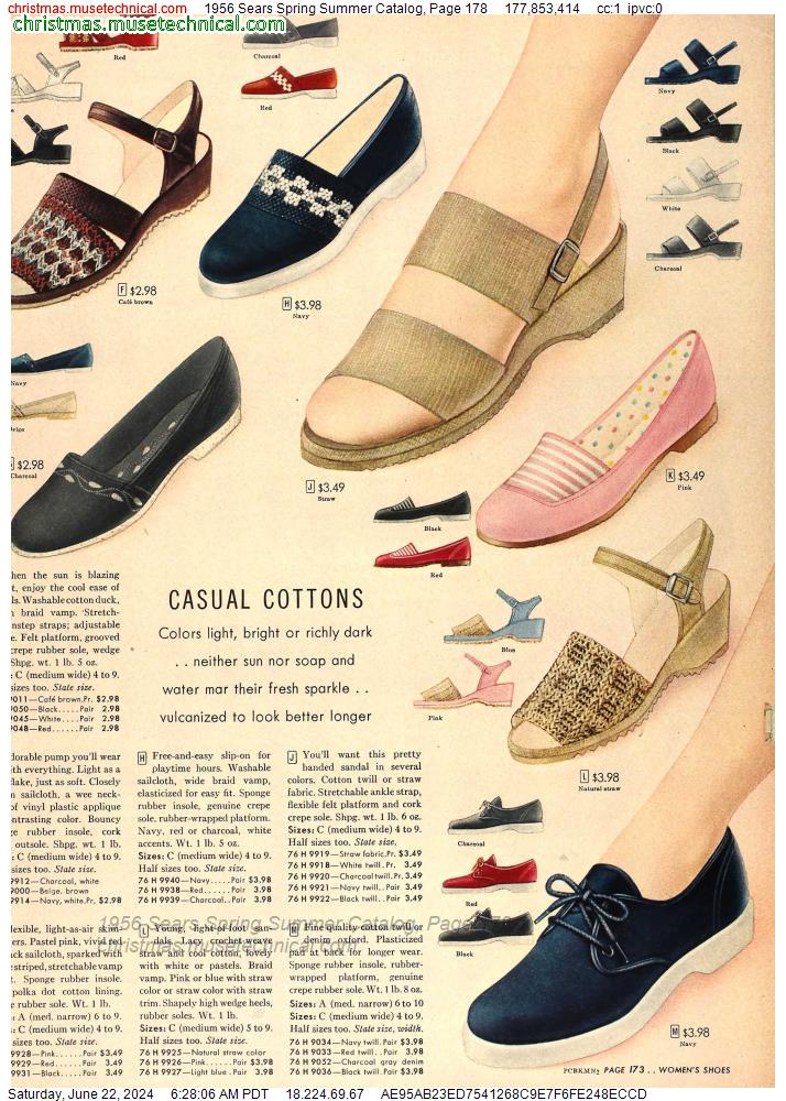 1956 Sears Spring Summer Catalog, Page 178