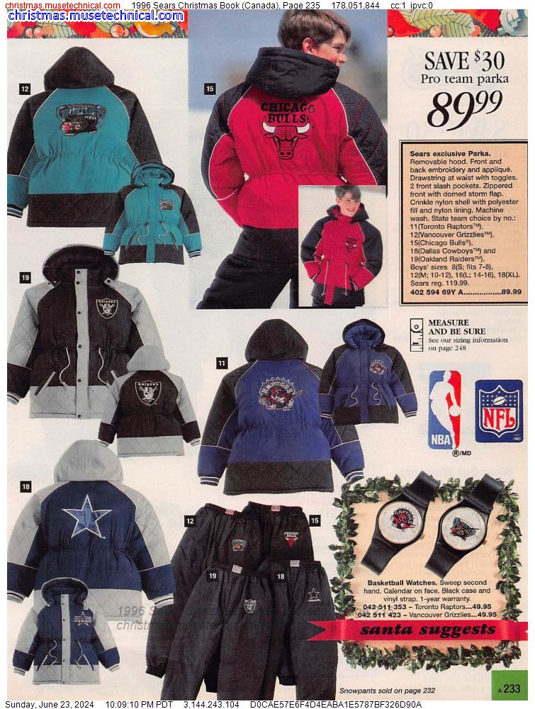 1996 Sears Christmas Book (Canada), Page 235