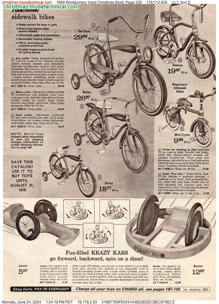 1969 Montgomery Ward Christmas Book, Page 339