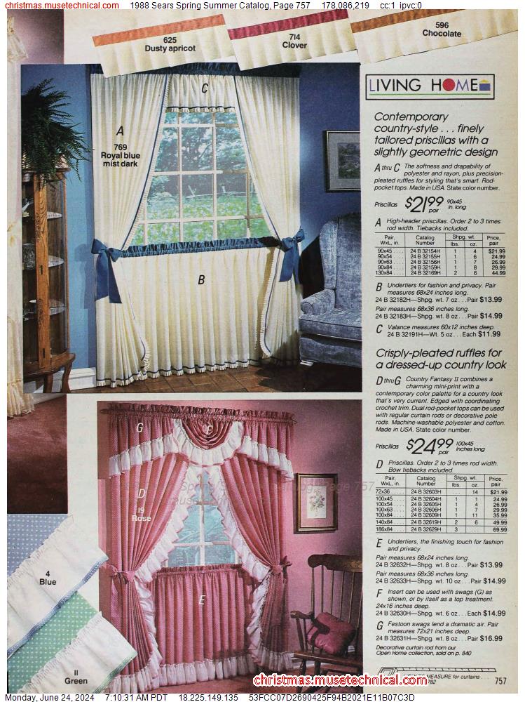 1988 Sears Spring Summer Catalog, Page 757