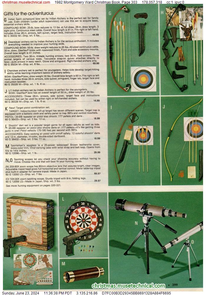1982 Montgomery Ward Christmas Book, Page 303