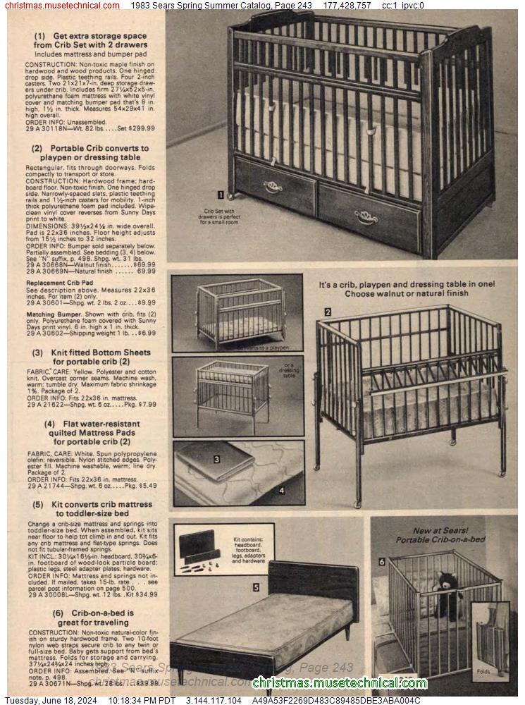 1983 Sears Spring Summer Catalog, Page 243