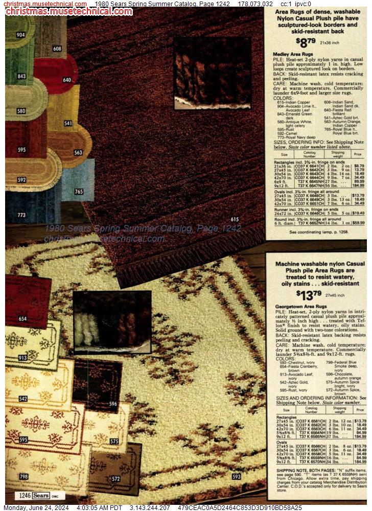 1980 Sears Spring Summer Catalog, Page 1242