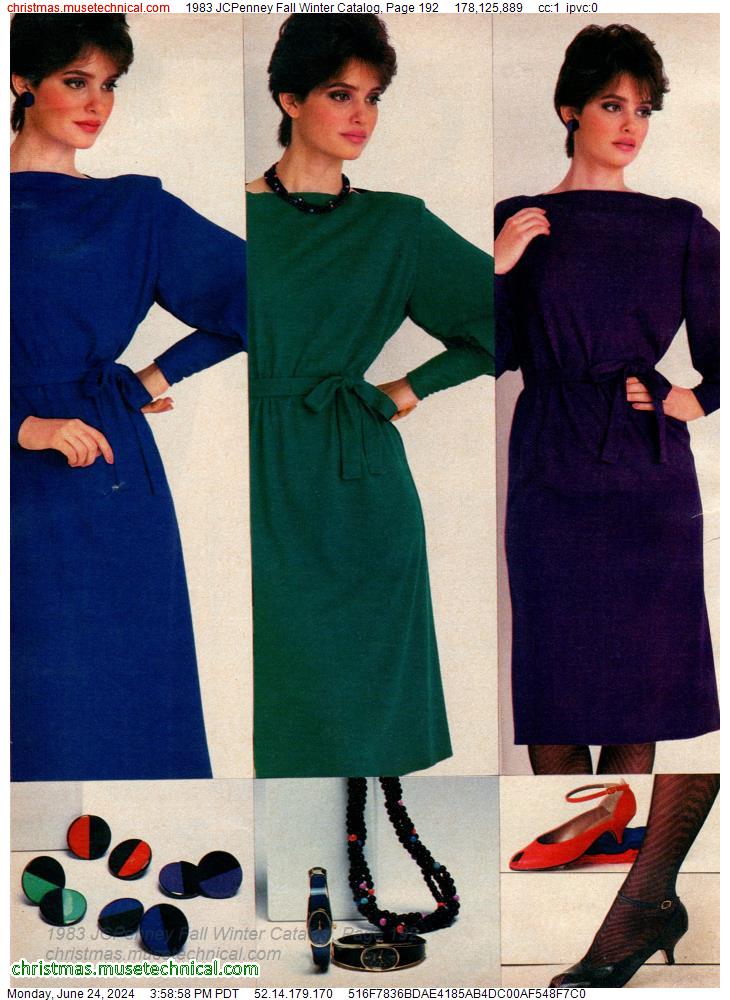 1983 JCPenney Fall Winter Catalog, Page 192