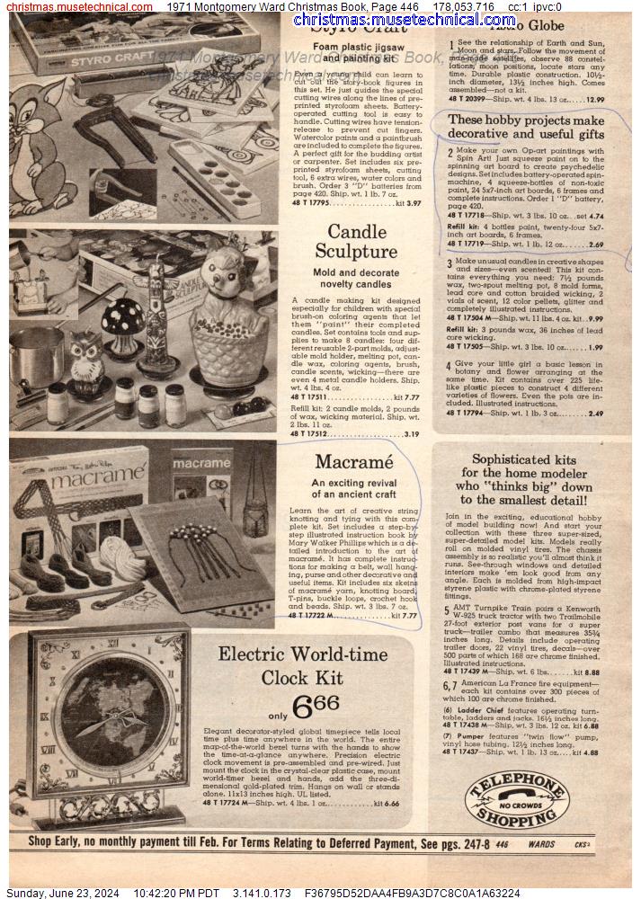 1971 Montgomery Ward Christmas Book, Page 446
