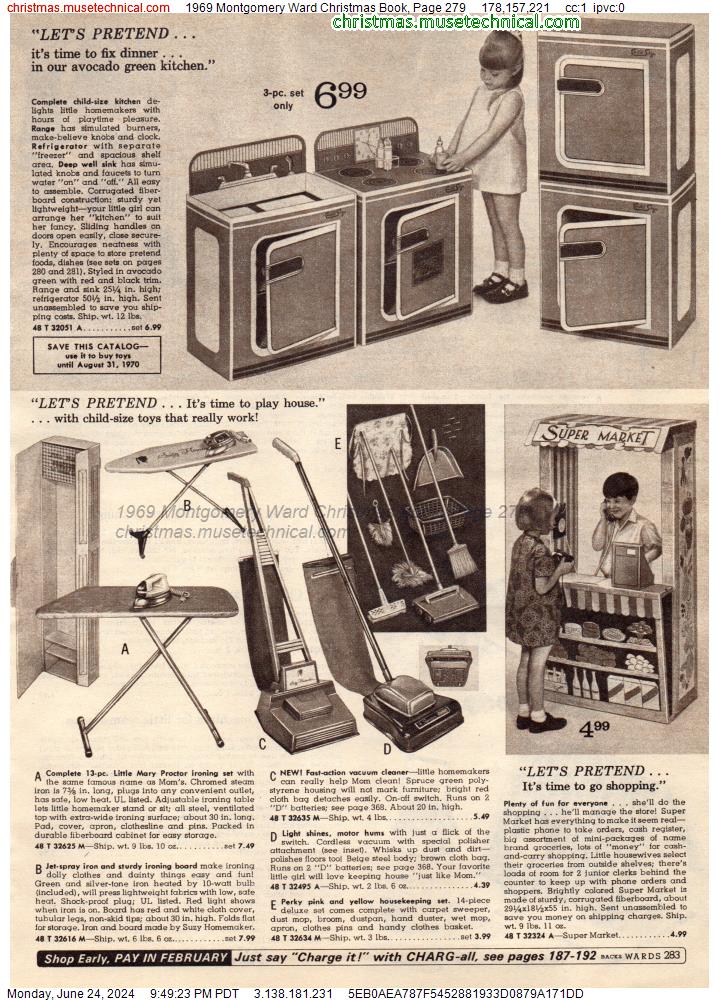 1969 Montgomery Ward Christmas Book, Page 279
