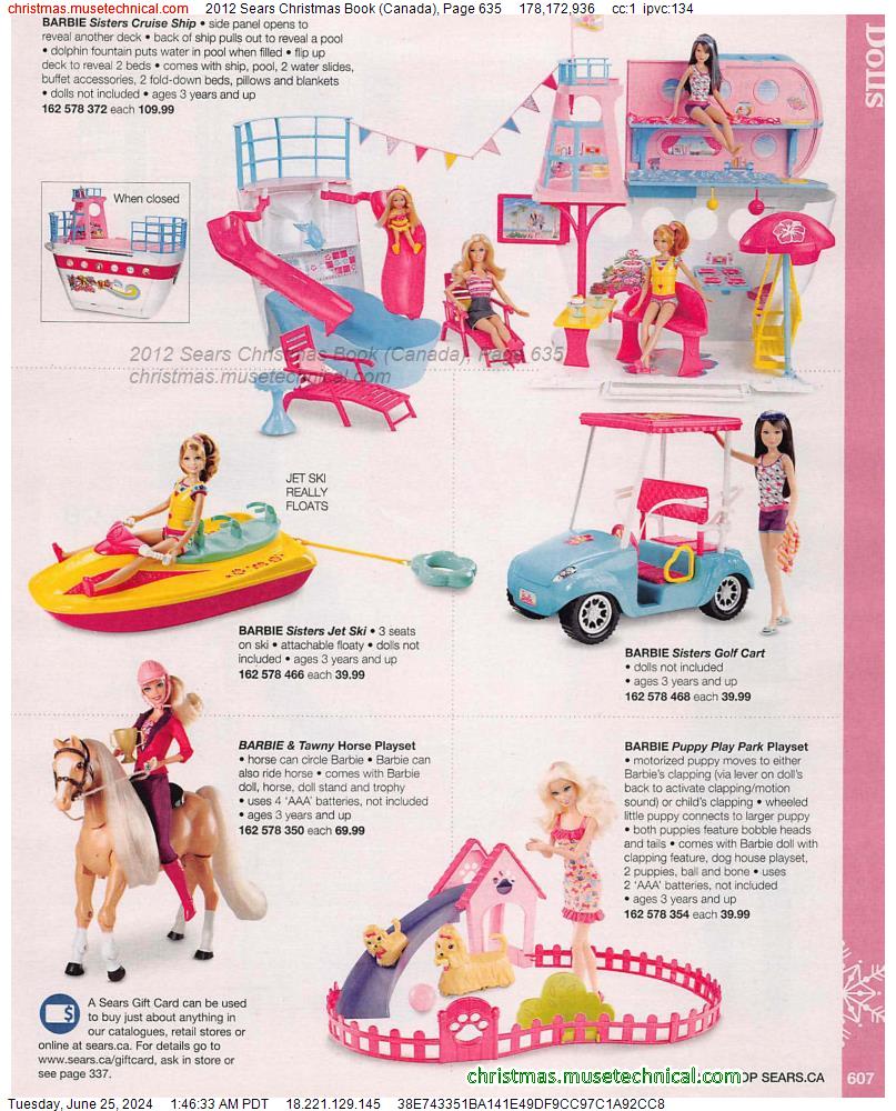2012 Sears Christmas Book (Canada), Page 635
