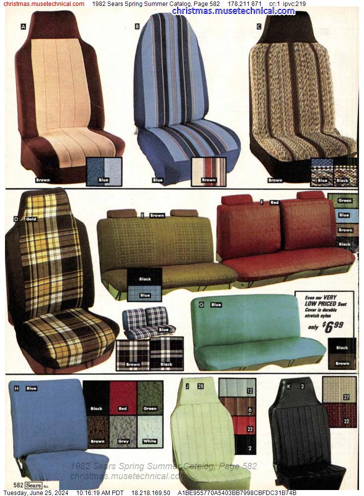 1982 Sears Spring Summer Catalog, Page 582