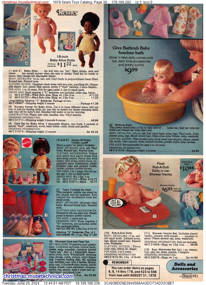 1978 Sears Toys Catalog, Page 39