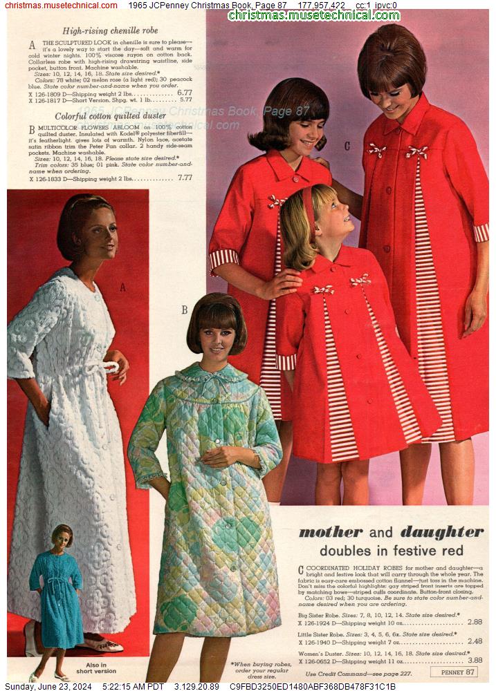 1965 JCPenney Christmas Book, Page 87