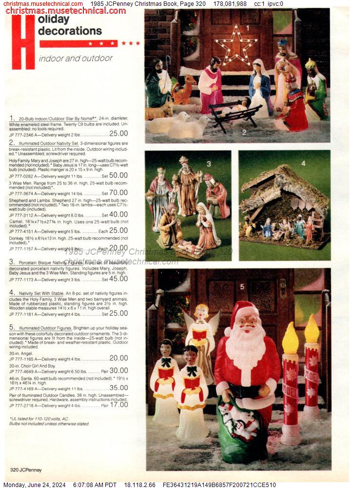 1985 JCPenney Christmas Book, Page 320