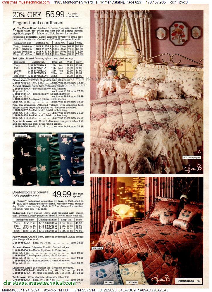 1985 Montgomery Ward Fall Winter Catalog, Page 623