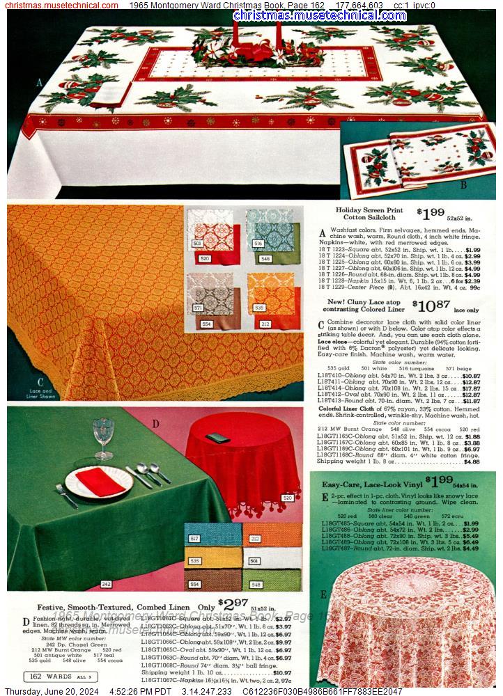 1965 Montgomery Ward Christmas Book, Page 162