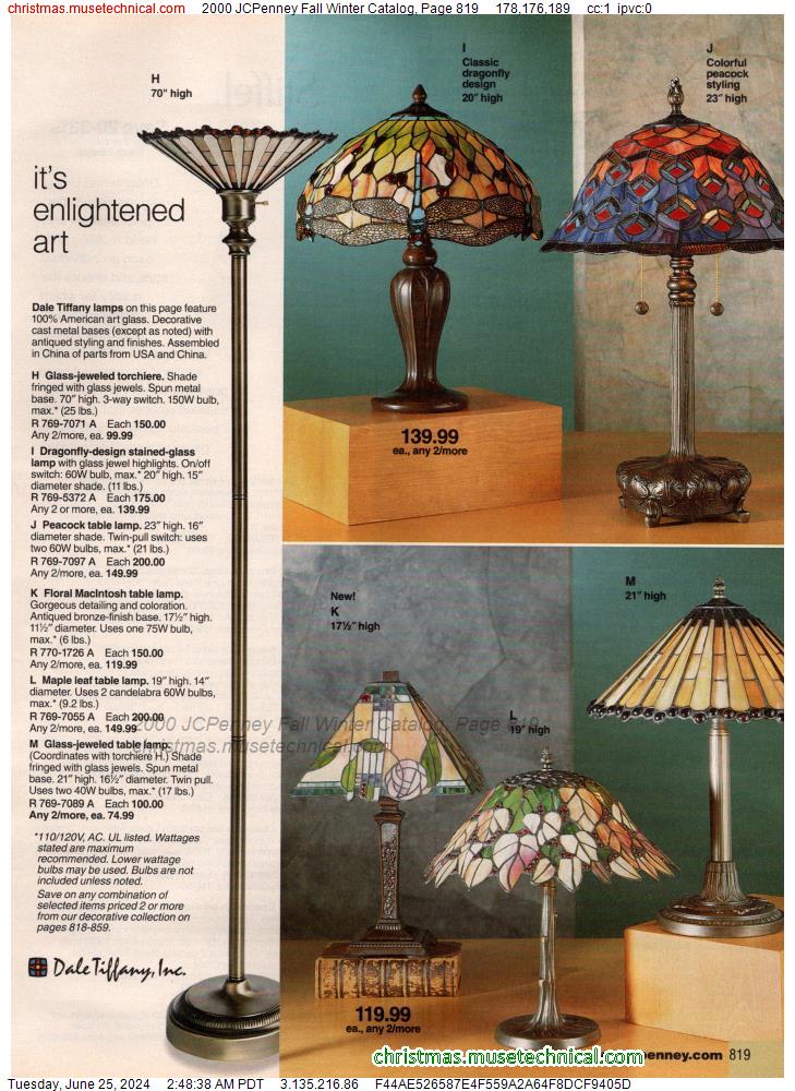 2000 JCPenney Fall Winter Catalog, Page 819