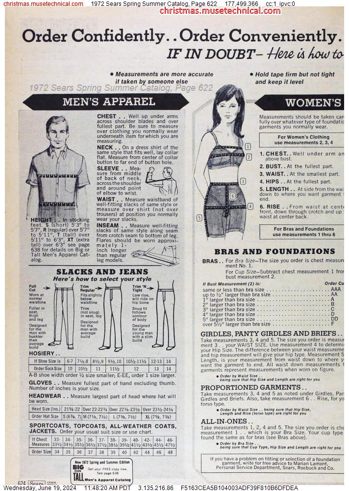 1972 Sears Spring Summer Catalog, Page 622