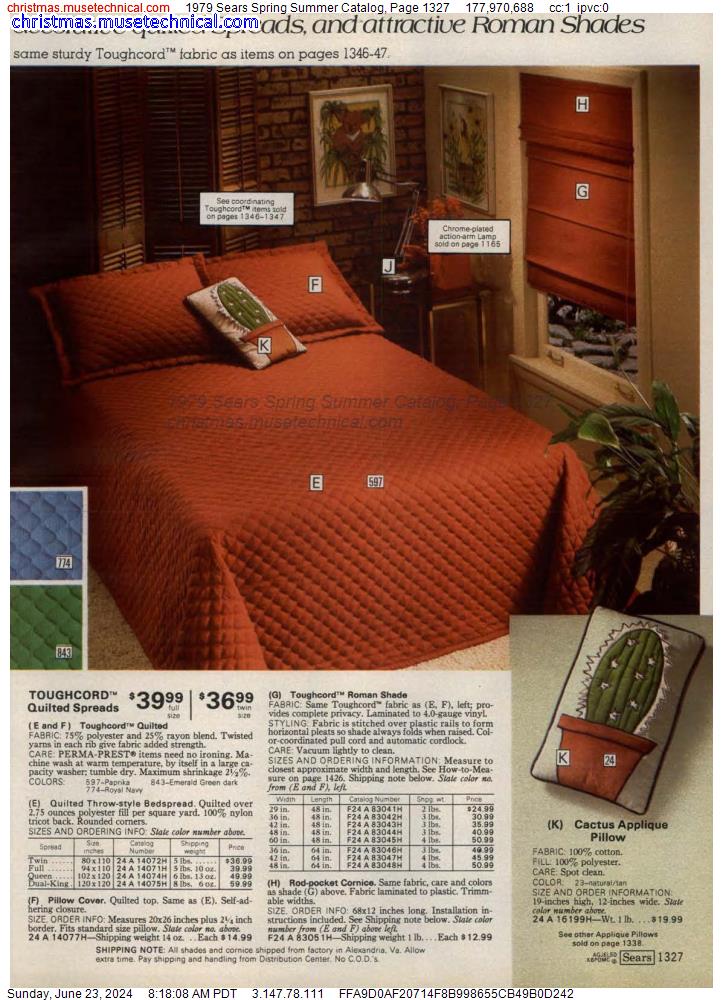 1979 Sears Spring Summer Catalog, Page 1327