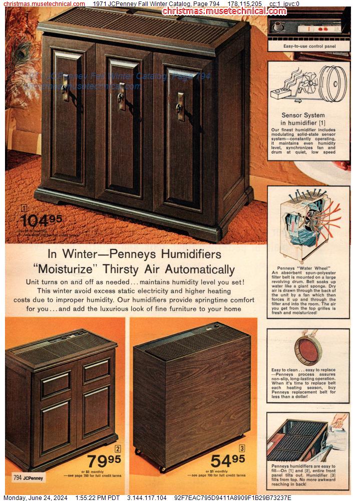 1971 JCPenney Fall Winter Catalog, Page 794