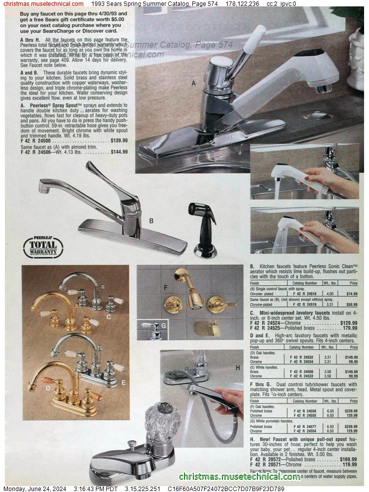 1993 Sears Spring Summer Catalog, Page 574