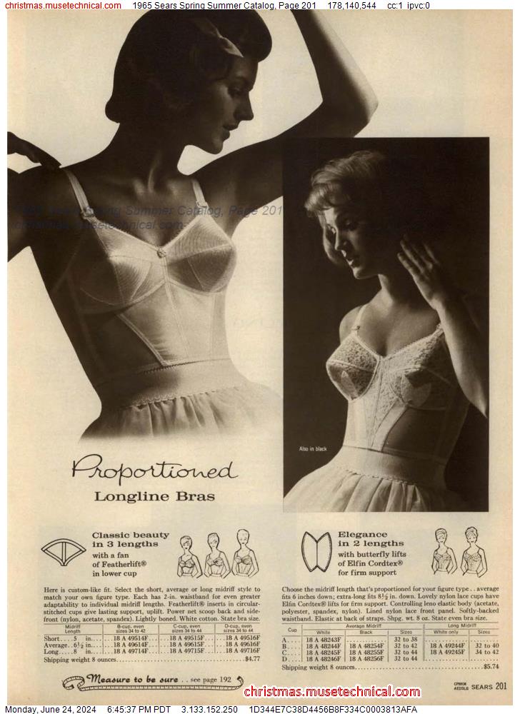1965 Sears Spring Summer Catalog, Page 201
