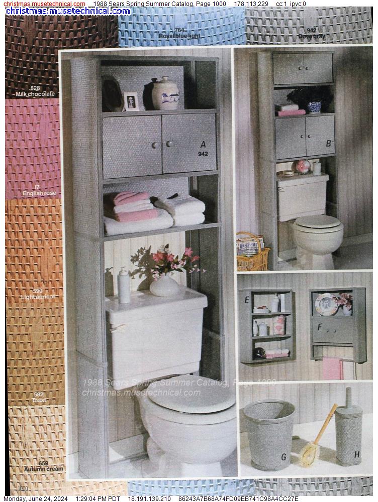 1988 Sears Spring Summer Catalog, Page 1000
