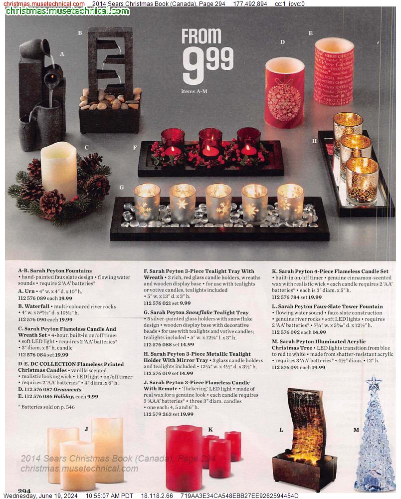 2014 Sears Christmas Book (Canada), Page 294