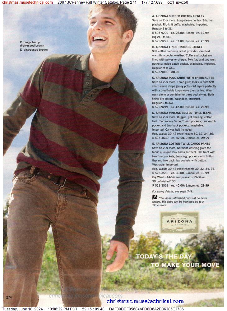 2007 JCPenney Fall Winter Catalog, Page 274