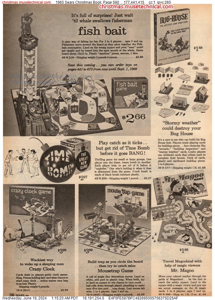 1965 Sears Christmas Book, Page 590