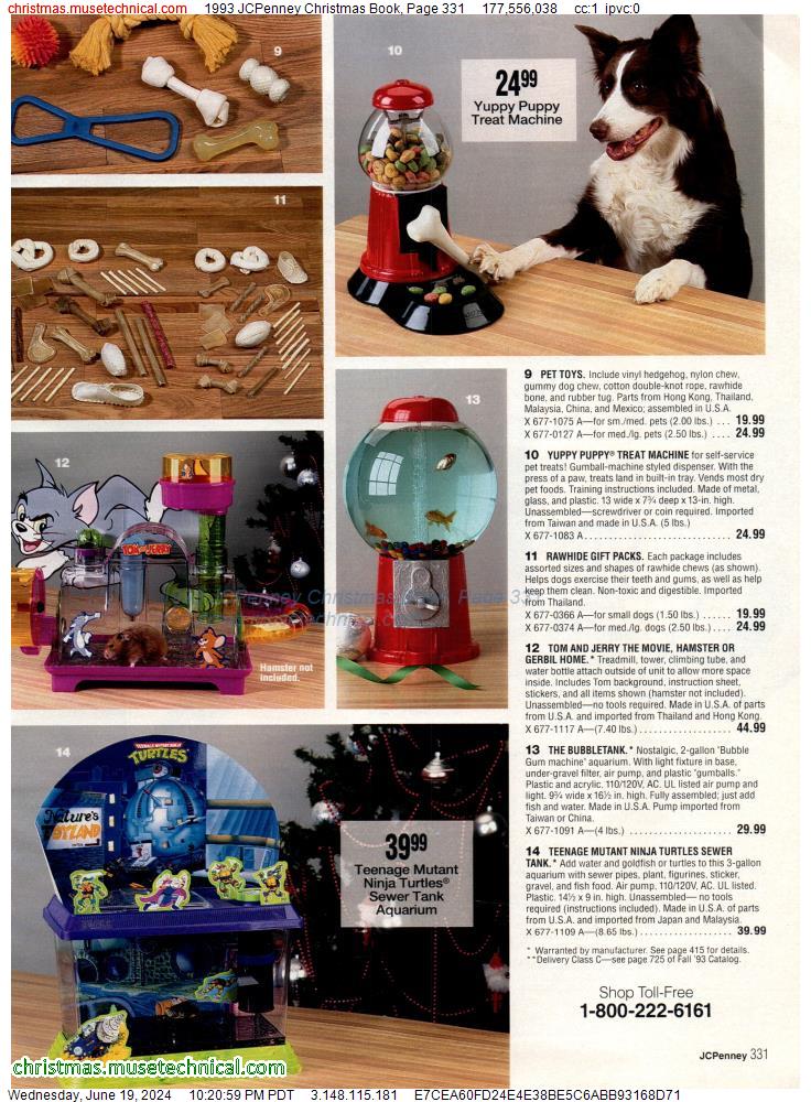 1993 JCPenney Christmas Book, Page 331