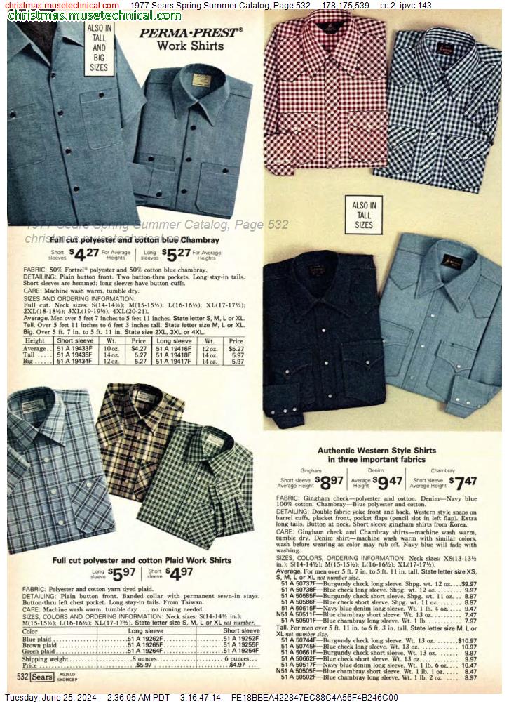 1977 Sears Spring Summer Catalog, Page 532