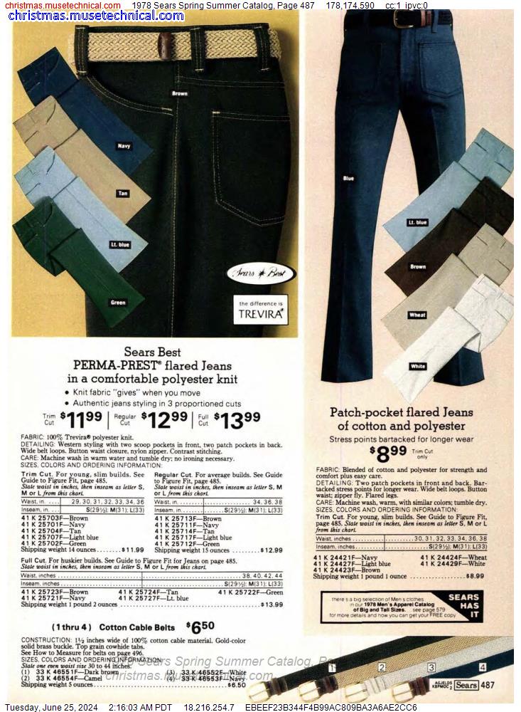 1978 Sears Spring Summer Catalog, Page 487
