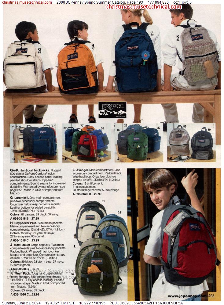 2000 JCPenney Spring Summer Catalog, Page 493