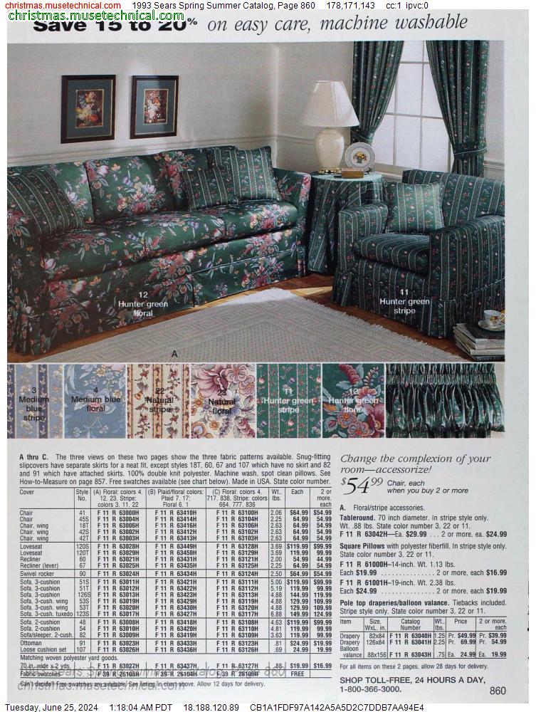 1993 Sears Spring Summer Catalog, Page 860