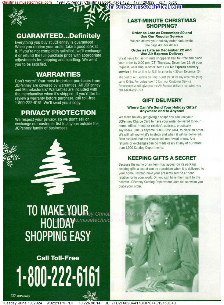 1994 JCPenney Christmas Book, Page 432
