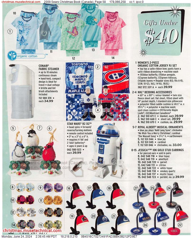 2009 Sears Christmas Book (Canada), Page 58