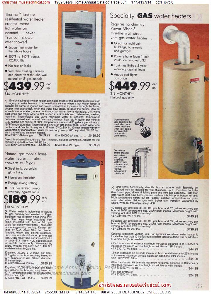 1989 Sears Home Annual Catalog, Page 634