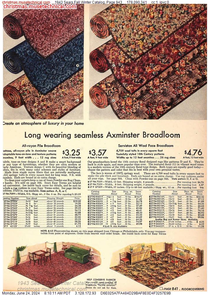 1943 Sears Fall Winter Catalog, Page 943