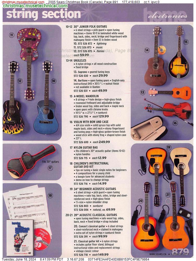 2005 Sears Christmas Book (Canada), Page 891