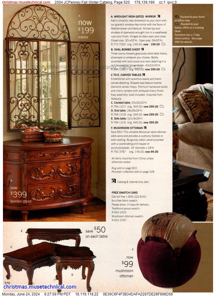 2004 JCPenney Fall Winter Catalog, Page 520