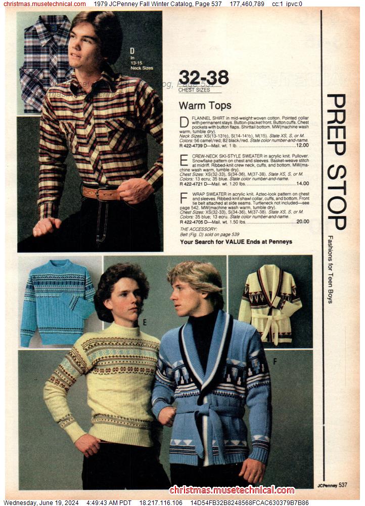1979 JCPenney Fall Winter Catalog, Page 537