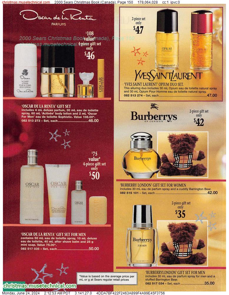 2000 Sears Christmas Book (Canada), Page 150
