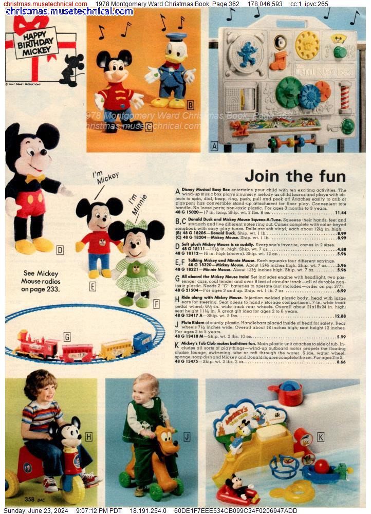 1978 Montgomery Ward Christmas Book, Page 362