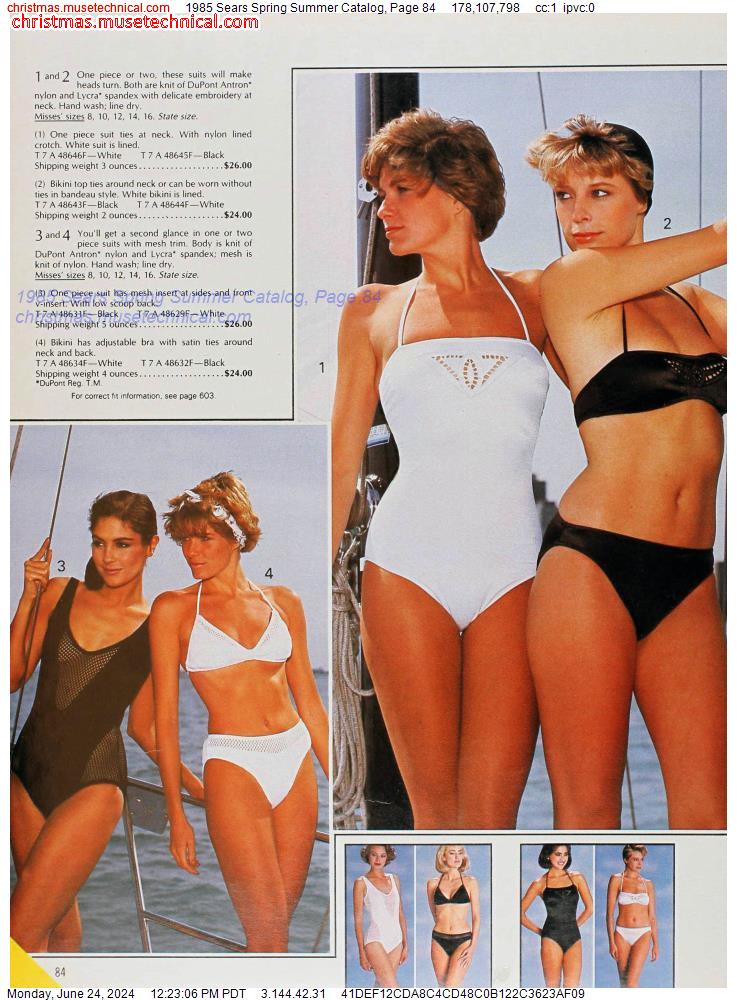1985 Sears Spring Summer Catalog, Page 84