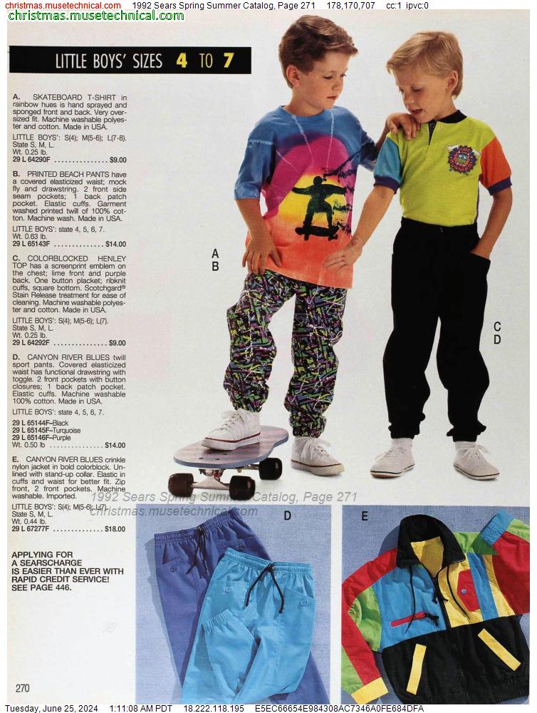 1992 Sears Spring Summer Catalog, Page 271