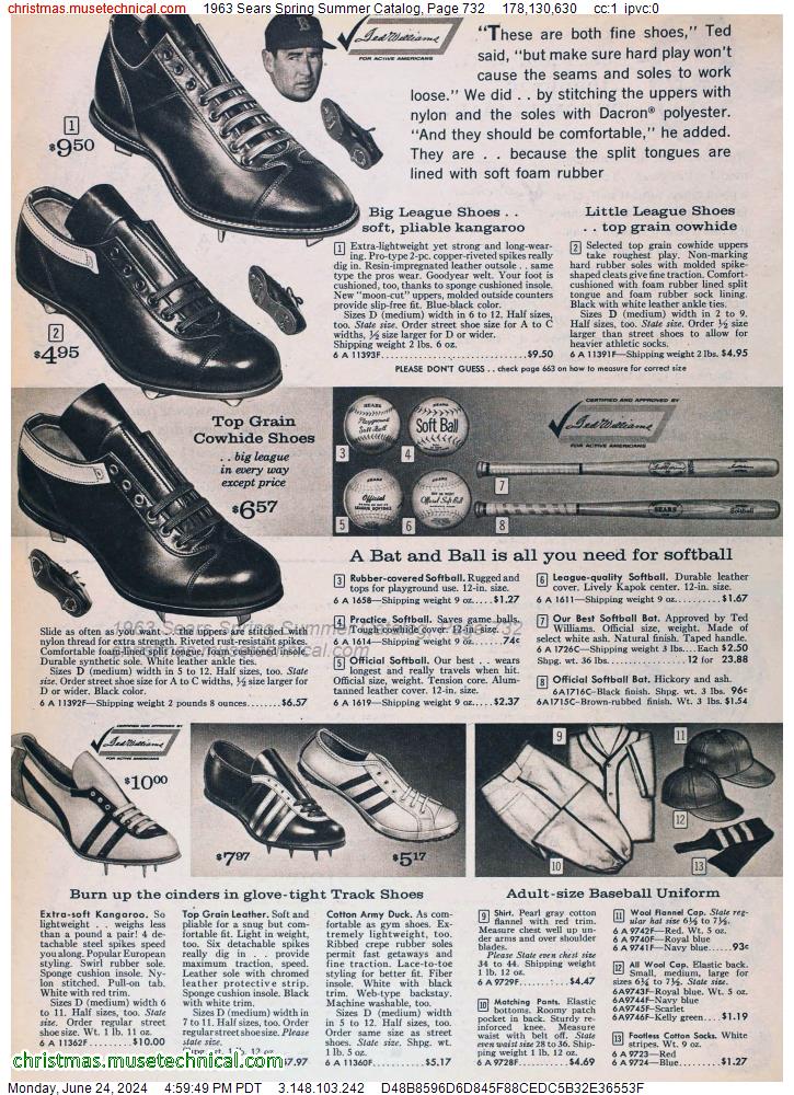 1963 Sears Spring Summer Catalog, Page 732