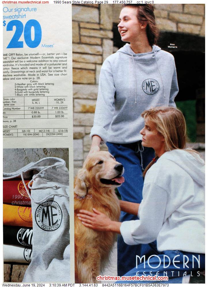 1990 Sears Style Catalog, Page 29