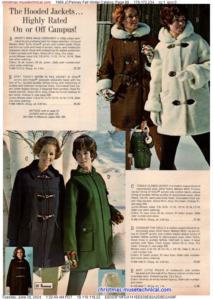 1969 JCPenney Fall Winter Catalog, Page 88