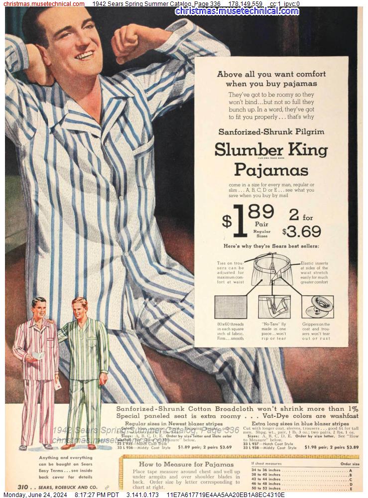 1942 Sears Spring Summer Catalog, Page 336